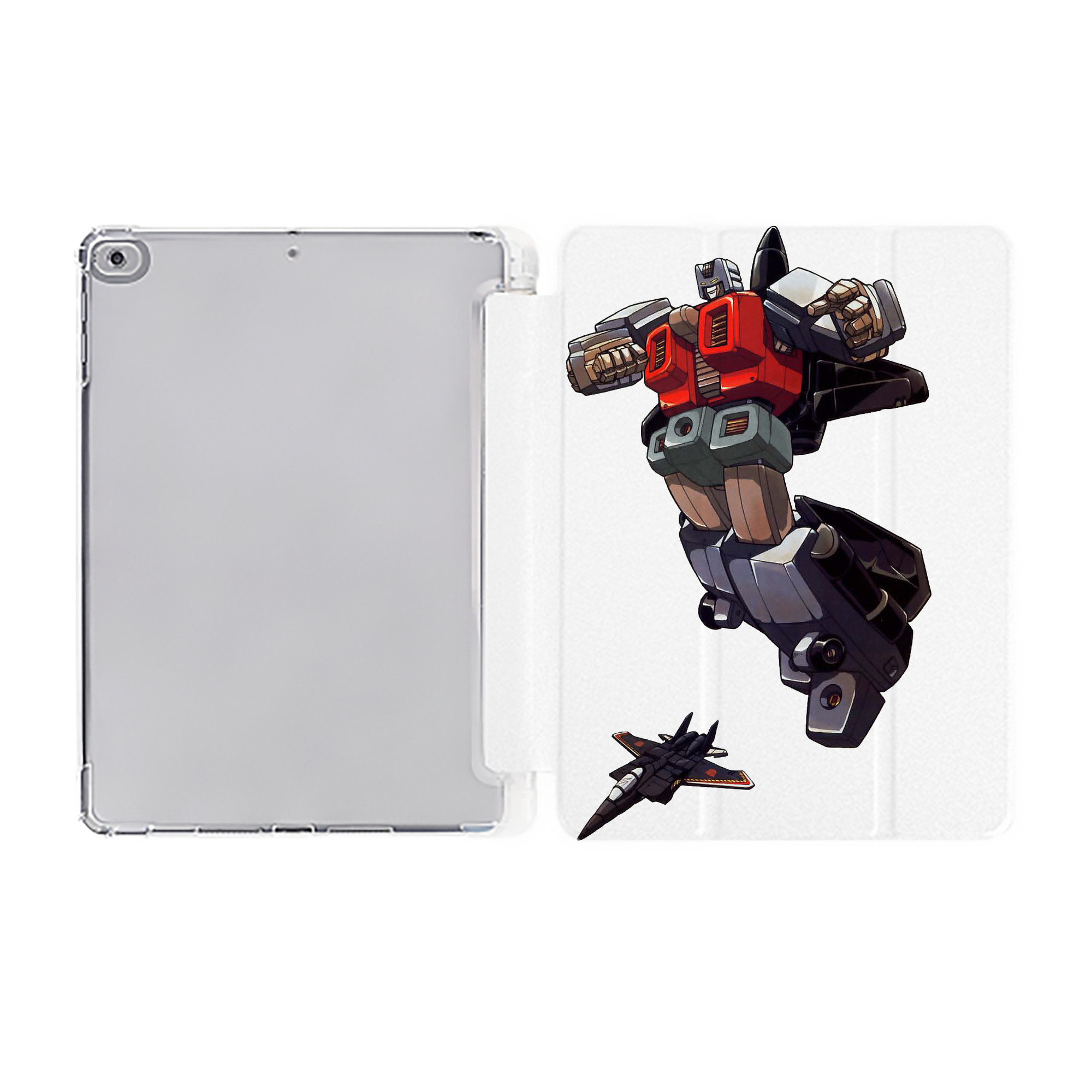 （画像用）  IPad ケース ペン収納付き 三つ折りスタンド PUレザー×シリコン 対応機種9.5/10.5/10.9インチ
